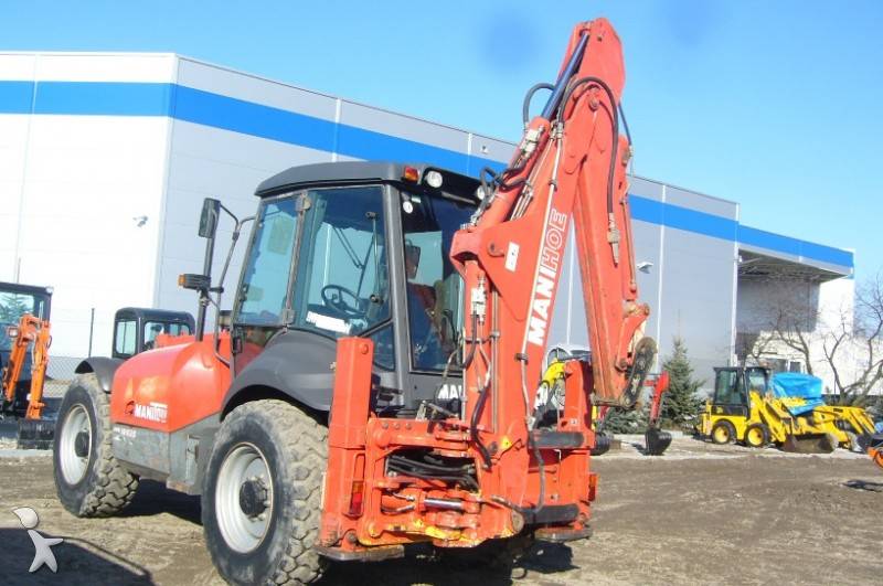 Used Manitou rigid backhoe loader MLB 625 T n°366842