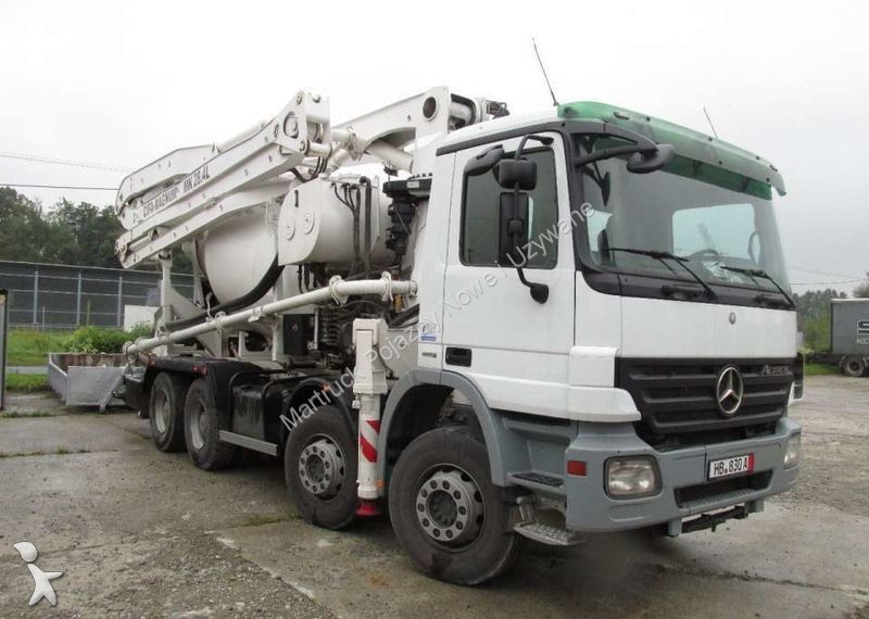 Used concrete mixer mercedes #3