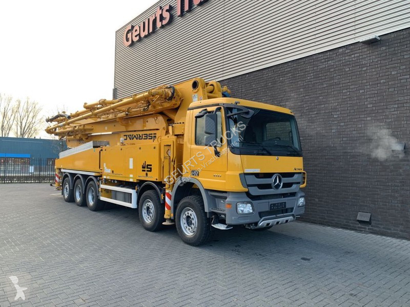 卡车 奔驰 混凝土搅拌车/搅拌机 搅拌机 泵 actros 柴油 欧洲标准 5