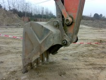 Hitachi track excavator