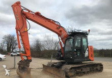 Hitachi track excavator