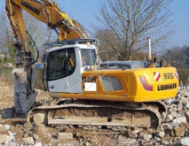 escavatore cingolato Liebherr