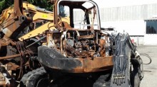 damaged mini excavator
