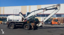 damaged wheel excavator