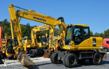 excavadora Komatsu PW 160 -7 / 16 Ton / Pług / Szybkozłącze