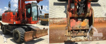 Komatsu wheel excavator