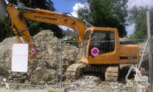 Hyundai track excavator