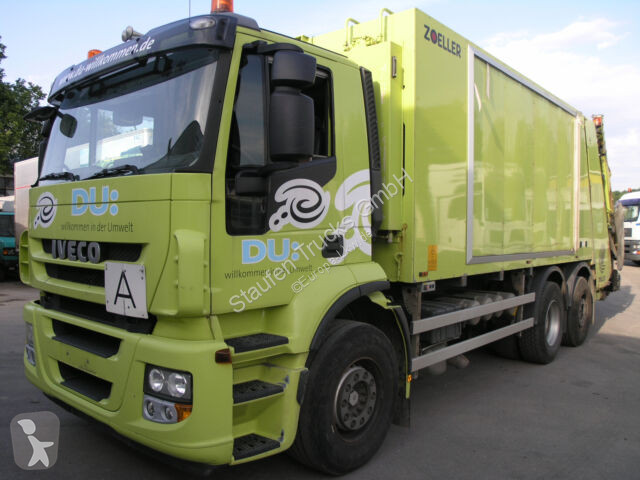 Bilder ansehen Iveco Stralis 260S42 ZÖLLER Pressmüllwagen WAAGE!! Strassenreiniger