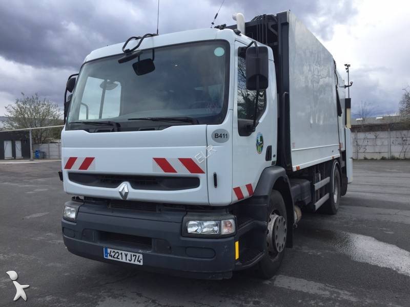 Camion benne à ordures ménagères Renault Premium 270 DCI ...