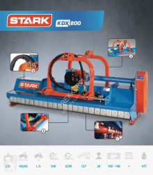 Stark side-shift klepelmaaier 2.00m t/m 2.40m