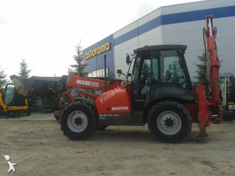 Used Manitou rigid backhoe loader MLB 625 n°1153611