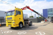 tracteur MAN TGA 18.440 + kraan HMF 1723 (crane/grue)