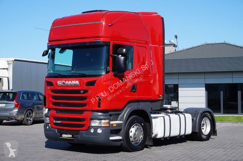 Zobaczyć zdjęcia Ciągnik siodłowy Scania - 420 / EUO 5 / MANUAL / TOPLINE / BAKI 1500 L