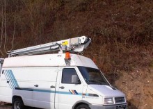 camión plataforma elevadora Iveco
