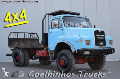 MAN flatbed truck