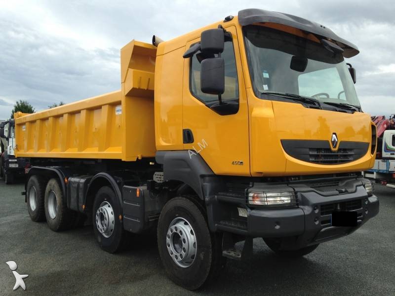 Camion Renault Bi-benne Forez-Bennes Kerax 450 DXi 8x4 Gazoil Euro 4 ...