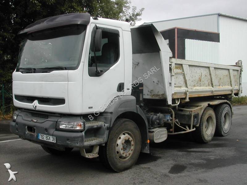 Camion Renault Bi-benne Marrel Kerax 385 6x4 Euro 2 Occasion - N°1722974