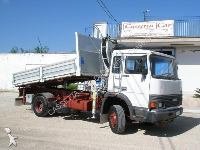 camion iveco ribaltabile fiat 115 17 gru ribaltabile usato camion iveco ribaltabile fiat 115 17 gru ribaltabile usato