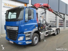 camion DAF CF FAN 410 6x2 Euro 6 HMF 21 ton/meter Kran