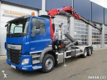 camion DAF CF FAN 410 6x2 Euro 6 HMF 21 ton/meter Kran