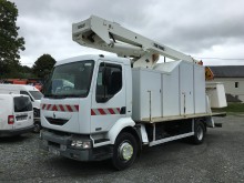 camión plataforma elevadora articulada telescópica Renault