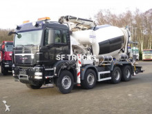 camion béton malaxeur + pompe MAN