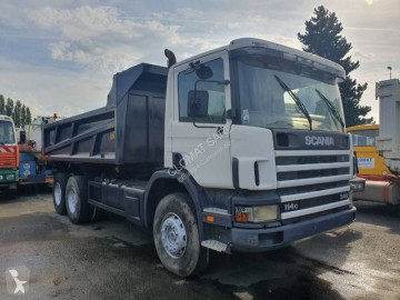 Scania two-way side tipper truck