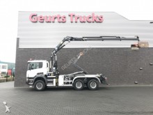 camion Scania P 400 B 6X6 HAAKARM MET HMF KRAAN 20T/M