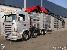 camion Scania R420 8x4 HMF THOR 80 ton/meter Kran