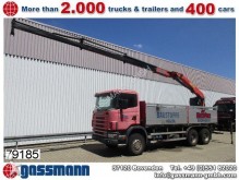 camion Scania 124C420 6x4 Blatt-Blatt, Retarder, Palfinger