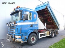 camion Scania R124.400 DUMPER MANUAL FULL STEEL