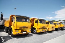 camión volquete Kamaz