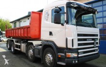 camion Scania R124 GB 470 8x2 Kettenabroller EURO 3 Retarder