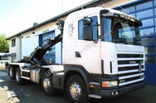 camion Scania R124 GB 470 8x2 Kettenabroller EURO 3 Retarder
