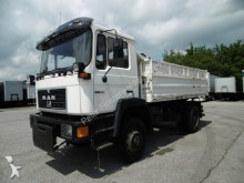 camión MAN 17.232 4x4 Allrad Blatt Kipper Montageplatte