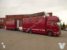 camión Scania R520 + Jumbo 4 Deks Combinatie dwars geventileer