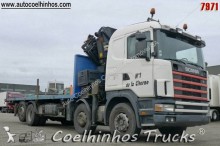 camião estrado / caixa aberta Scania