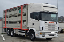 camion van per trasporto di cavalli Scania