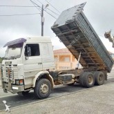 used three-way side tipper truck