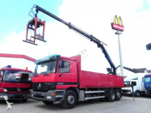 Mercedes Actros 2535 L Pritsche Heckkran truck