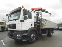 MAN TG-M 18.290 4x2 2-Achs Kipper Kran 11m/to., Grei truck