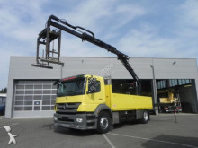 Mercedes Axor 1829 L Pritsche Heckkran truck