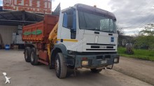 Iveco three-way side tipper truck