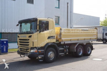 Scania three-way side tipper truck