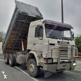 used three-way side tipper truck