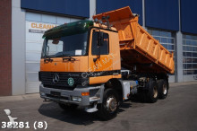 Mercedes three-way side tipper truck