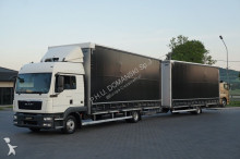 MAN TGL - / 12.250 / E 5 / ZESTAW PRZEJAZDOWY 120 M3 + remorque truck