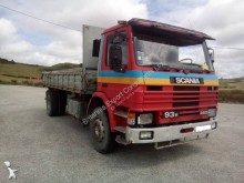 Scania three-way side tipper truck