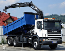 camion Scania 114c 340* Kipper 5,00 m + KRAN * 6x4 Bordmatic!