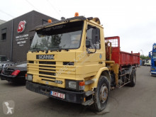 camion Scania 93 230 lames benne/grue